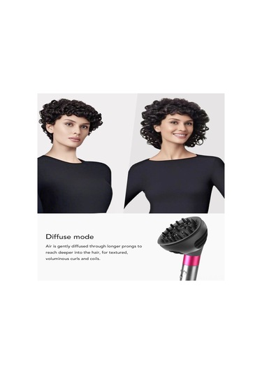 Xindoker Hs01/hs05/hs08 Uyumlu Dalga Saç Diffüzyoru - Çift Akış Modu İle Hacim Artırır, Saç Yapısı Ve Kıvrım Netliği Geliştirir Siyah