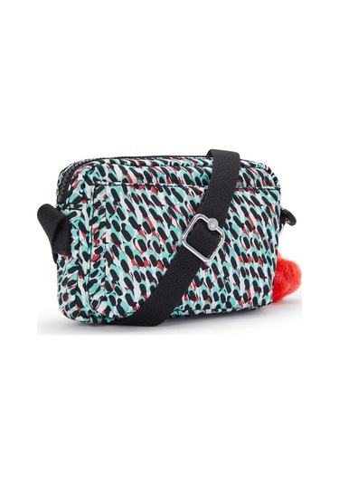 Kıplıng Abanu Küçük Boy Omuz Çantası Desenli Abstract Prınt Çok Renkli