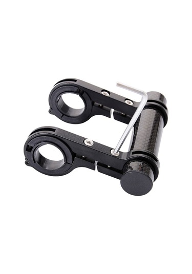 Gidon Telefon Tutucu 10 Cm Çift Ayak Uzatma Bar Siyah