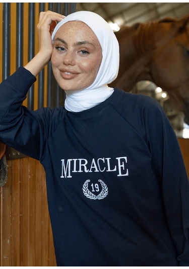 Mayovera Sweatshirt Miracle 19 Lacivert
