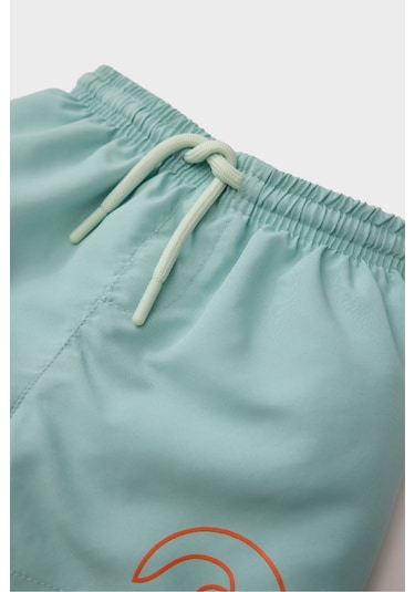 DeFacto Erkek Bebek Baskılı Deniz Şortu E3516A525SMBE306 Mavi