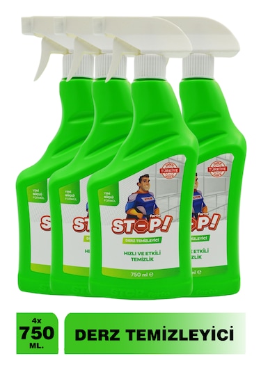 Stop Forte Derz Temizleyici 750 ML 4'lü Set
