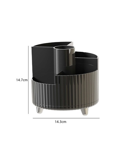 Homyl Dönen Makyaj Organizatör Masası Saklama Kabı Anti Kayma