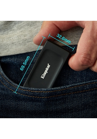 Kingston XS1000 SXS1000/2000G 2 TB USB Type-C 3.2 Gen 2 Taşınabilir SSD