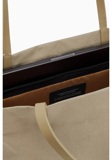 Lojel Semo Tote Bag Deri Askılı Omuz Çantası Bej