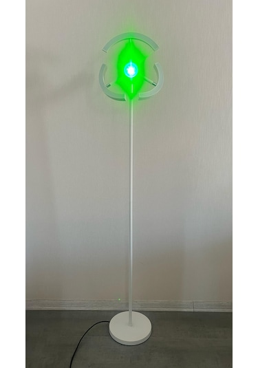 Yüceeller Rgb Modern Dim Edilebilir Led Lambader Beyaz