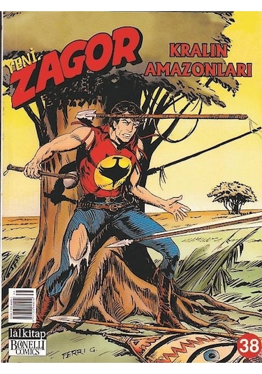 Zagor Sayı 38-Kralın Amazonları - Moreno Burattini - Lal