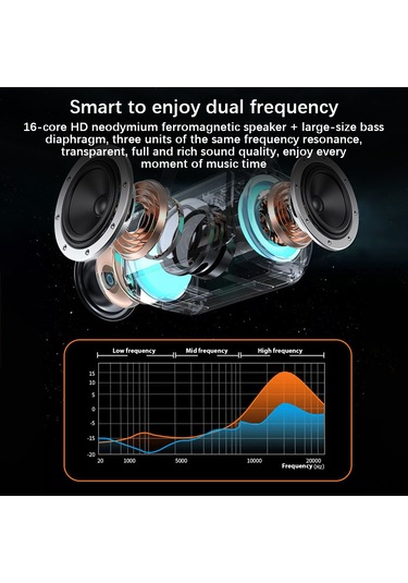 Ruicoo Mavi Kablosuz Bluetooth Hoparlör Ve Mikrofon Seti, Ev Ktv İçin İkili Mikrofon, 7 Renkli Işıklı Ses Sistemi