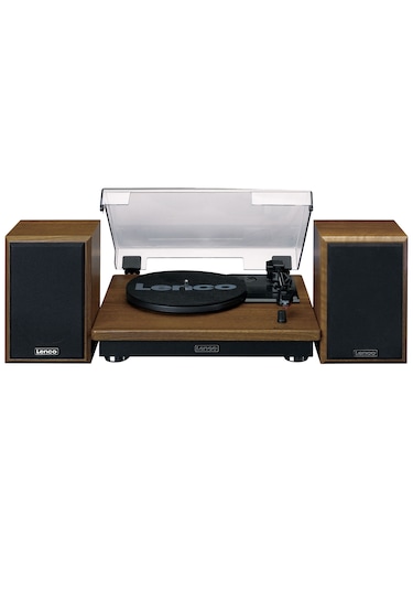 Lenco Ls-100Wd Ahşap Harici Hoparlörlü Bluetooth Pikap