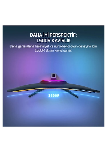 Gamepower Vivid V60 27" Curved 240hz 0.5ms Va Gaming Monitör