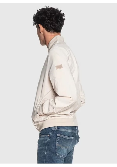 Guess M6rl09wj362 Stretch Packable Bom Erkek Ceket Krem