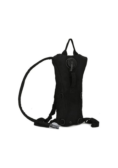 Zsykd Bisiklet Ve Dağcılık İçin 3l Su Torbası Sırt Çantası - Çöl Kamuflaj Desenli Siyah Çelik Siyah