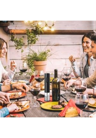 Elektrikli Şarap Açacağı Pil Kumandalı Otomatik Elektrikli Şarap Şişesi Tirbuşon Açıcı One Tıklayın Düğmesi Kullanımlık Açıcılar Ahşap