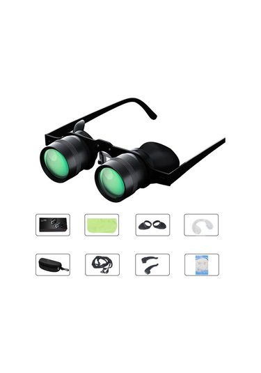 Samdoo Balık Tutma İçin 10x Büyütme Gücü, Optik Lensli, Ayarlanabilir Göz Mesafeli, Hd Görünüm Sağlayan Balıkçı Binokülü