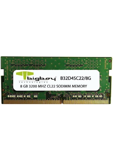 Bigboy B32D4SC22/8G 8 GB DDR4 3200 MHz CL22 Notebook Ram
