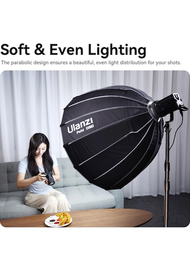 Ulanzi LAS003 L055 90 Cm Bowens Mount Parabolic Softbox
