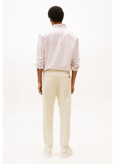 Erkek Rahat Konik Kesim Pantolon - Krem Desert Sand Dune