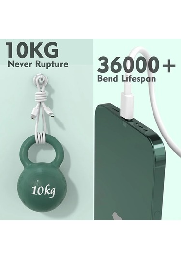 Willowhaven Usb C Kablosu 5li Paket 3.3ft 6.6ft 10ft 60w Hızlı Şarj İphone Uyumlu 16 15 İpad Uyumlu Macbook Uyumlu Samsung Galaxy Uyumlu Switch