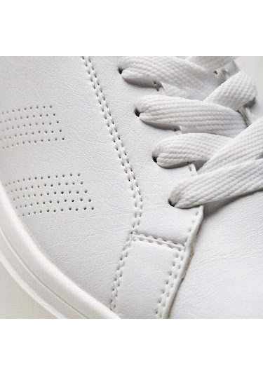 Lescon Loyal Beyaz 36-40 Yüksek Taban Comfort Casual Spor Ayakkabısı Beyaz