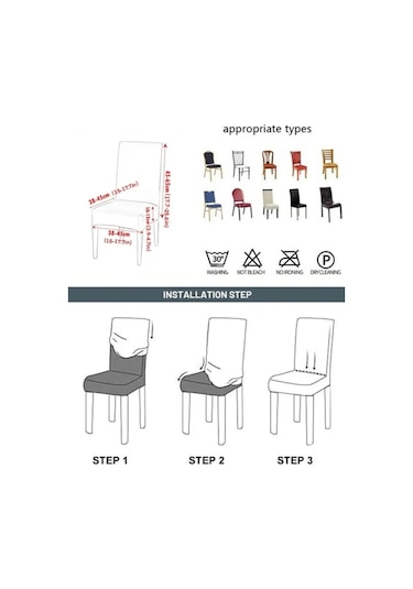 Şal Desen Jakarlı Etekli Sandalye Örtüsü, Kılıfı 6 Adet Bordo Bordo
