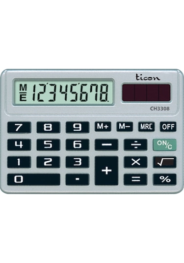 Ticon Hesap Makinesi 8 Haneli CH-3308