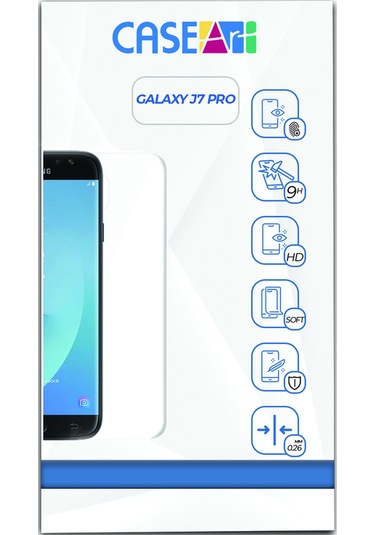 Samsung J7 Pro ile Uyumlu Ekran Koruyucu Kırılmaz Cam