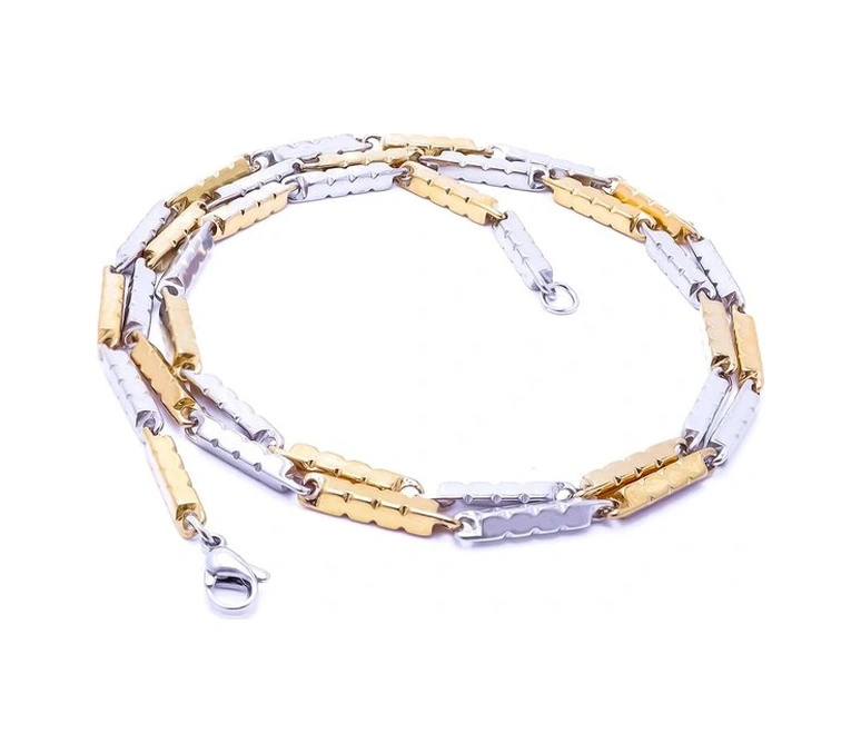 Moncuk Design Paslanmaz Erkek Çelik Kolye 335111p2d2 Sarı