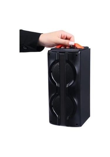 1790 Kablosuz Mikrofonlu Rgb Ledli Taşınabilir Bluetooth Hoparlör Parti Speaker