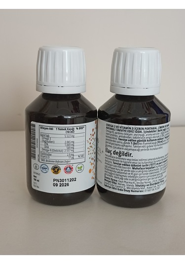 Zinzino Balanceoil+ Yeni Nesil Omega 3 Balık Yağı 2 x 100 ML