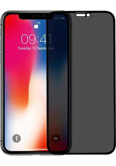 Apple Uyumlu   iPhone X Hayalet Ekran Koruyucu Tam Kaplayan Gizli Privacy