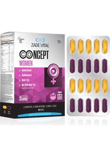 Zade Vital Concept Woman 60 Kapsül