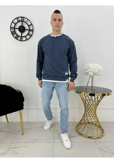 Oversize Kazak Uzun Kollı Süveter Sweatshirt 332300909 Grafit