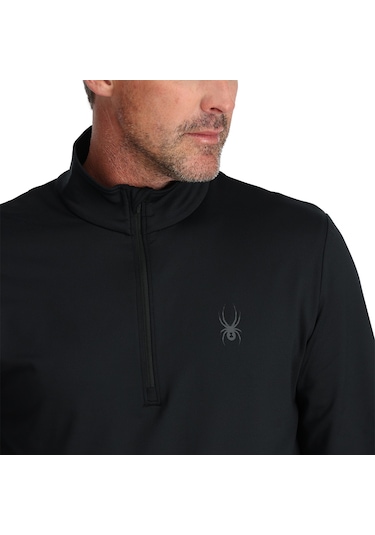 Spyder Spyder Prospect 1/2 Zip Erkek Üst İçlik Siyah 10011 Siyah