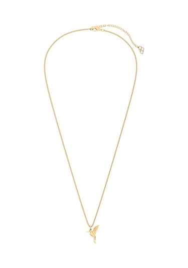 Chocli 18 Ayar Altın Kaplama Humming Bird Kolye