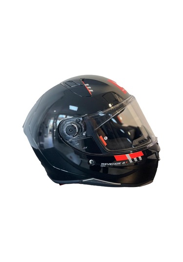 Mt Revenge 2 Solid A1 Gloss Full Face Motosiklet Kaskı 65185 Siyah