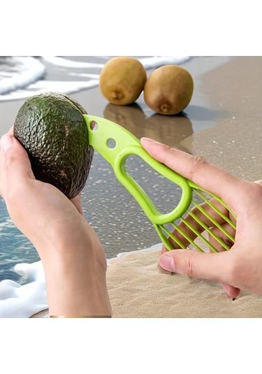 Chenkestoreone Yeşil Avakado Dilimleyici 3ü 1 Arada Ev Ve Dış Mekan Kullanımı İçin Pratik Yeşil 2