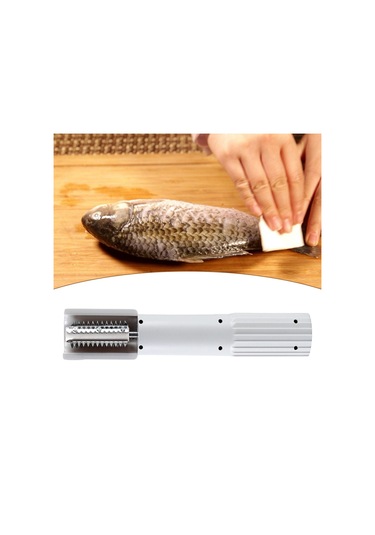 Homyl Balık Pullarını Temizleyici Restoranlar Kolayca Temizler Gri