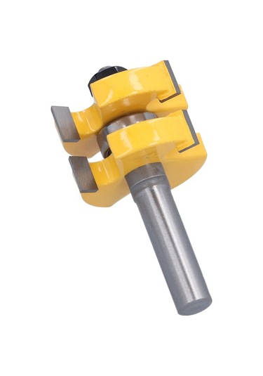 Besthome1 2 Adet Ahşap T Tipi Dil-kanal Freze Ucu, 3 Dişli, 1 Rol, 1/2 İnç Sap, Ptfe Kaplama, Temiz Kesim, Dış Ve Ahşap İşleri