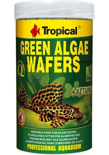 Tropical Green Algae Wafers 250 G Kovadan Bölme