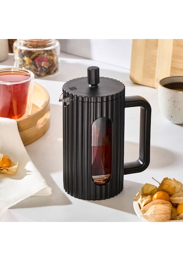 Karaca Nico French Press 600 Ml Siyah Siyah