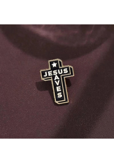 Jesus Christianity Emaye Iğneler Retro Vintage Yafel Rozet Broş Toptan Metal Style 2 Style 2