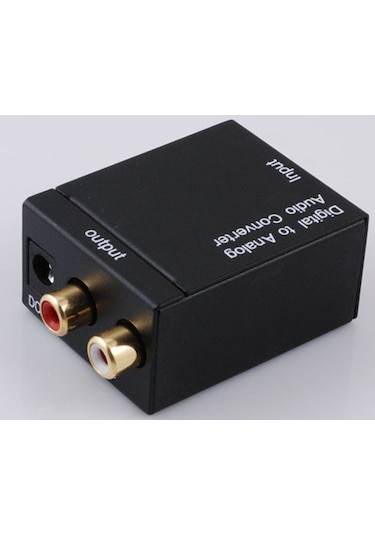 Dijital To Analog Optik Tos Ses Dönüştürücü Rca Çevirici Adaptor