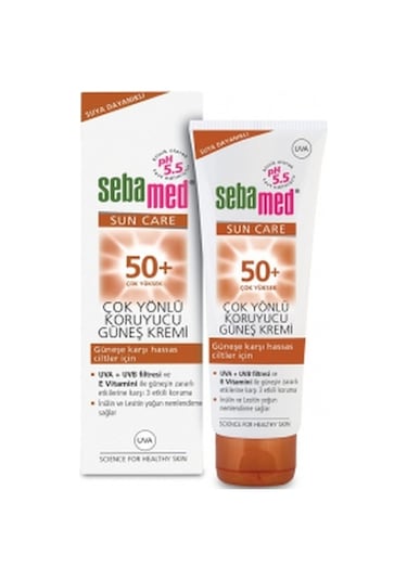 Sebamed Sun Care UVA / UVB Filtresi ve E Vitamini Üçlü Yüksek Koruma Çok Yönlü Güneş Kremi 50 SPF 75 ML