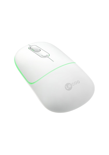 Lecoo WS210 Kablosuz 1600DPI 6 Tuşlu Çift Modlu RGB Şarj Edilebilir Sessiz Mouse