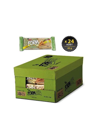 Eti Form Kepekli Bisküvi 24 x 45 G