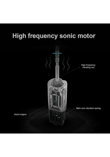 Taşınabilir Elektrikli Diş Fırçası Ipx7 Su Geçirmez Şarj Edilebilir 6 Hız, Beyaz