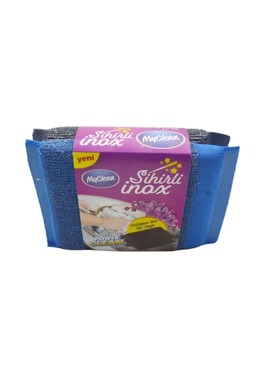 My Clean Sihirli Sünger Renkli Paslanmaz Telli Sünger 2'li