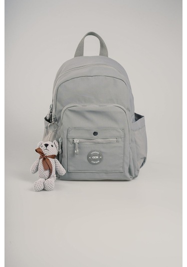 Ççs Kadın 17952 Sırt Çantası Gri
