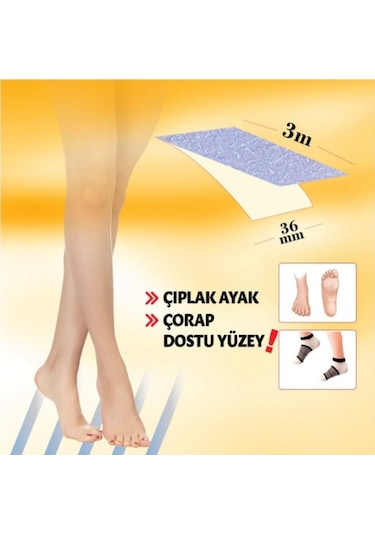 Vodaseal Islak Mekan Kaydırmazlık Bandı Şeffaf 36 MM x 2,5 M Şeffaf