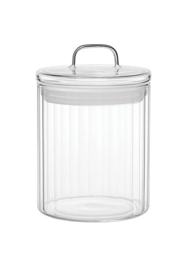 Mien Men Hj0169 Kapaklı Cam Kavanoz 700 Cc Şeffaf